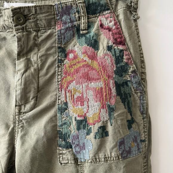 ANTHROPOLOGIE Relaxed Embroidered Trouser Size 29 - Picture 9 of 9
